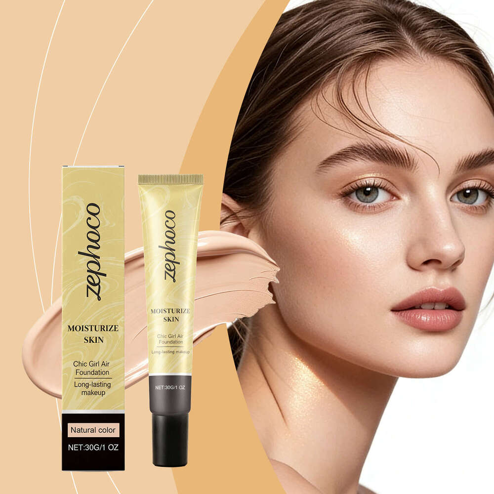 zephoco Color Gentle Lightweight Moisturizing Natural Fit Concealer Breathable Foundation