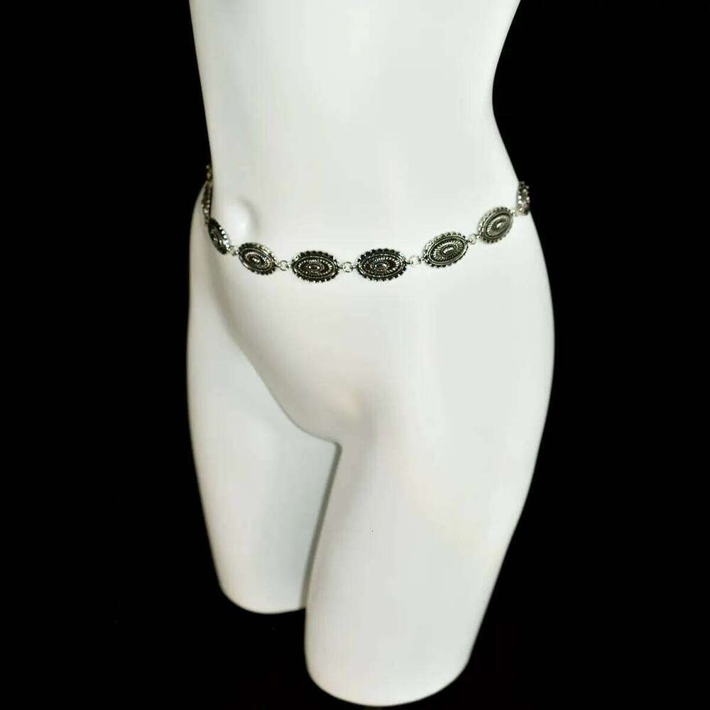 Metal Belt Small Retro Design Make-Up Lady Popular Beach Holiday Body Chain Birthday Party Clothing Waist Accessories X260209