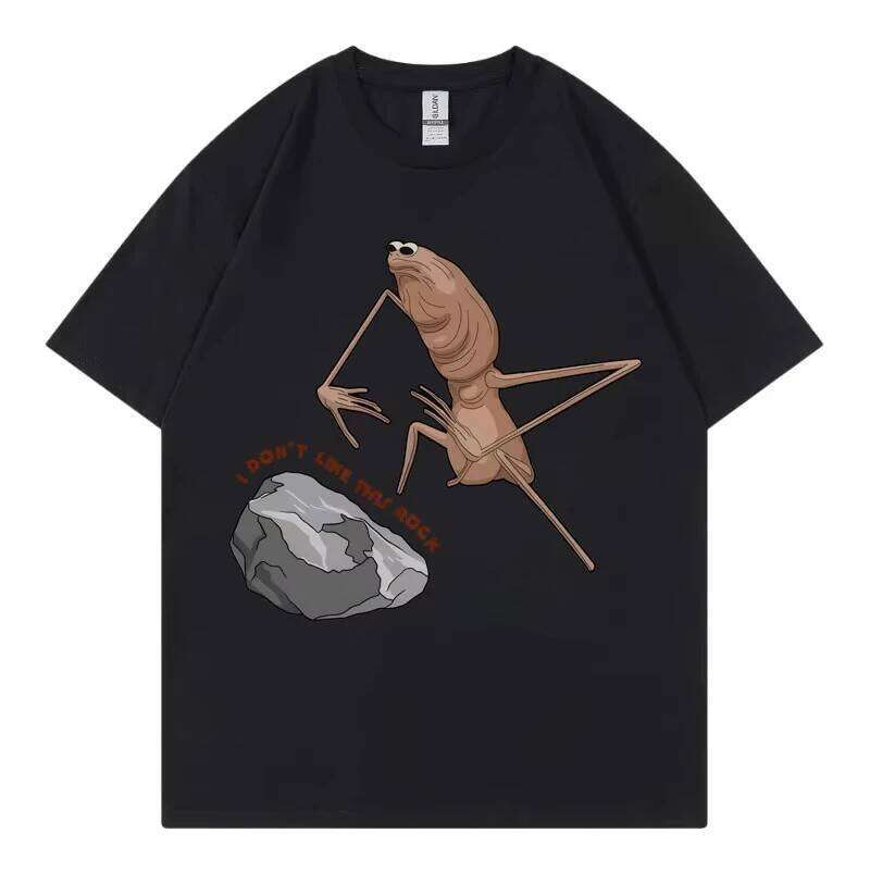 I Don't Like This Rock Marcus The Worm Funny Meme T-shirt Men's Women Casual Short Sleeve T-shirts High Quality Fashion T Shirts X260209