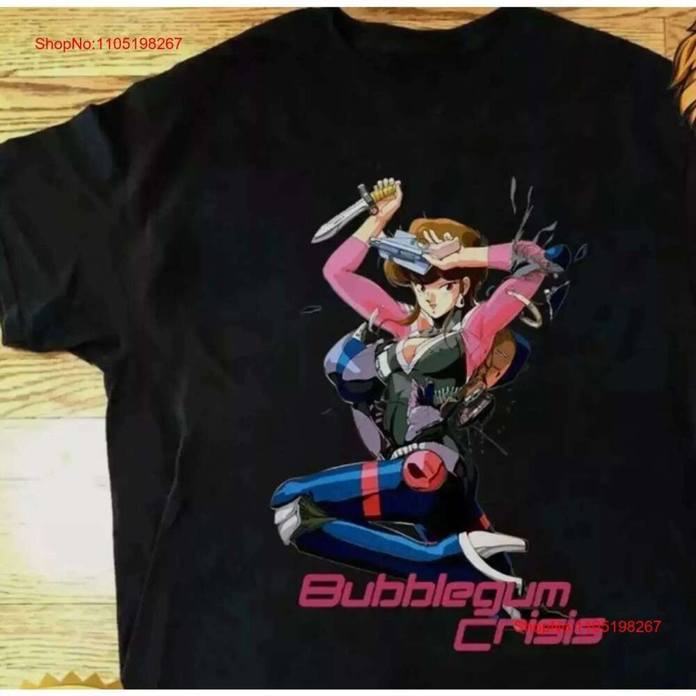 Rare Vintage 1991 Bubblegum Crisis Kenichi Sonoda Anime 90_s T Shirt All Size vintage Washed Casual graphic Soft Stretched X260209
