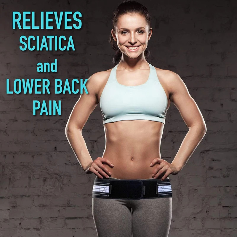 Lower Back Support Brace for Men and Women Pelvic Belt Trochanter Sciatica Pelvis Lumbar Hip Pain Relief 260202