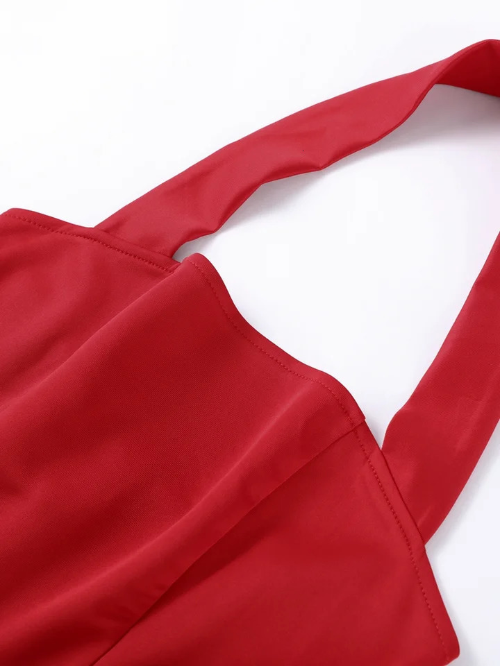 Elegant Halter Top Skirts Set Women Solid Backless Sleeveless Crop Tops Split Long Skirt 2026 Spring Summer Ladies Outfits 260208
