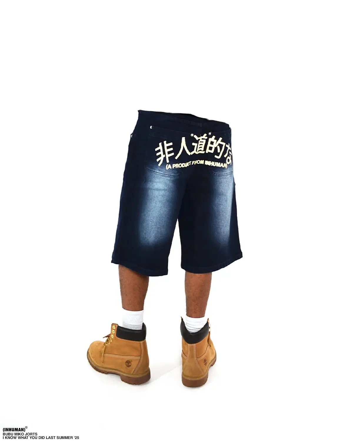 Vintage Blue Denim Short Y2K Jeans Streetwear Patchwork Men Women Hip Hop Cartoon Graphics Loose Denim Fitness Casual Shorts 260208