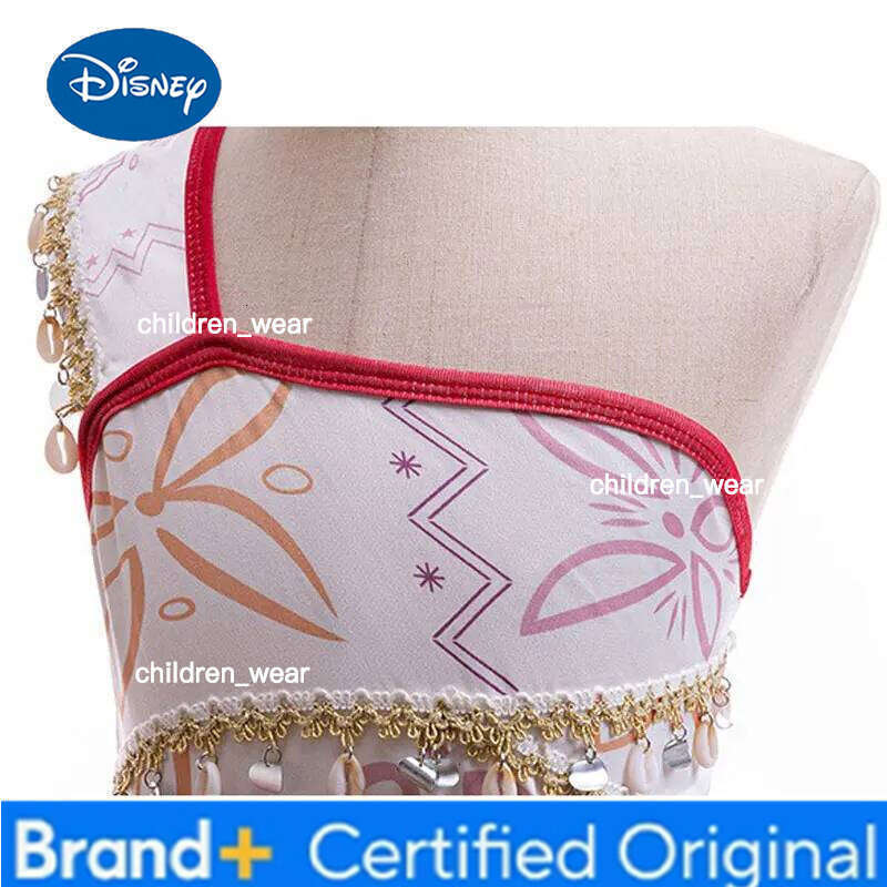 Disney 2 New Movie Moana Princess Same Style One-Shoulder Strap Printed Asymmetric Dress Girl Christmas Party Gift H260209 - view 6
