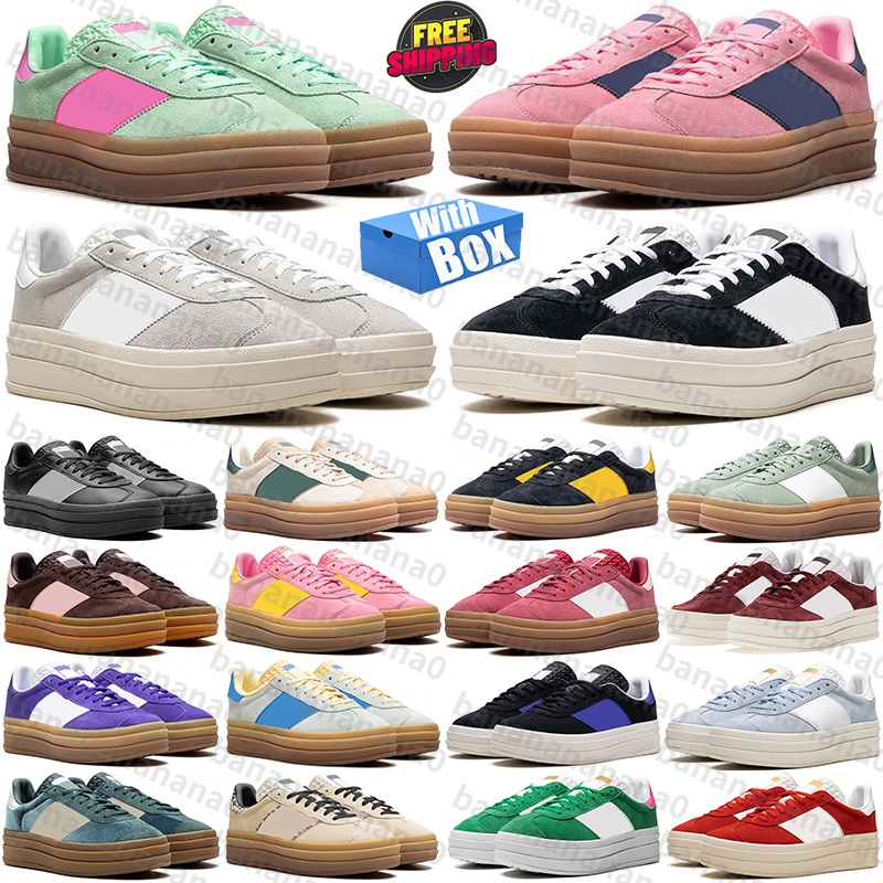 Free Shipping With Box Designer gazellle platform sneakers Shoes chaussure schuhe for mens womens schoenen scarpe trainers Zapato Plate-forme baskets luxury