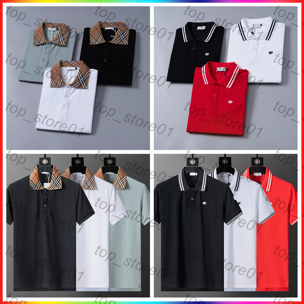 Designer Polo Shirts Mens Top Tees Summer Casual Man Women Unisex Fashion Breathable Business Golf T-Shirt Embroidery Letter Polos Shirts Lapel Short Sleeve Tees