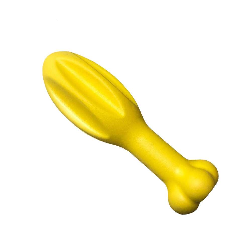 Durable Dog Rubber Bone Toy High-Elastic Chew & Teething Toy for All Breeds, Helps Clean Teeth & Burn Energy