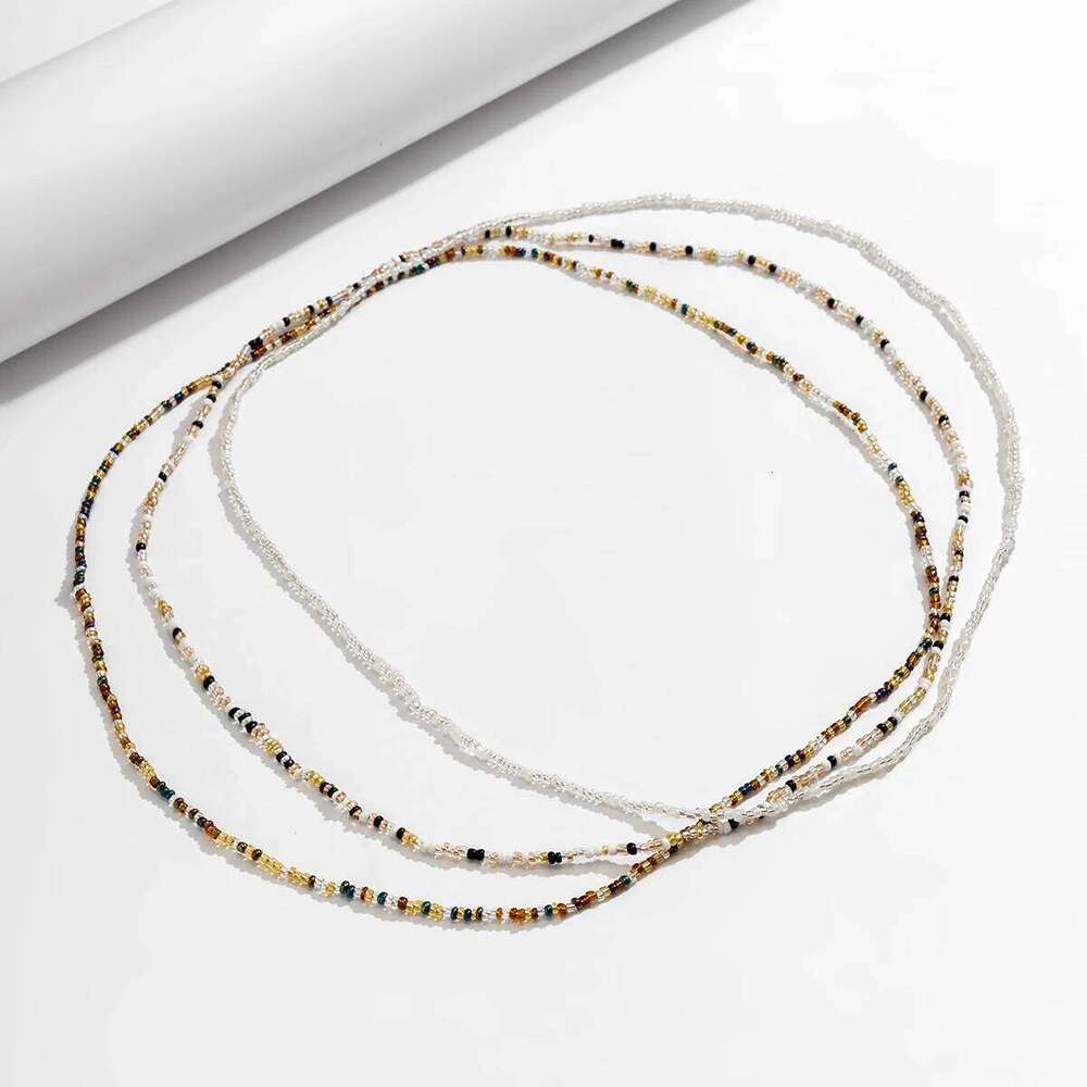 Ingemark 3Pcs Bohemia Waist Bead Belly Belt Chains for Women Wed Bridal Sexy Summer Bikini Elastic Body Jewelry Y2K Accessories X260209