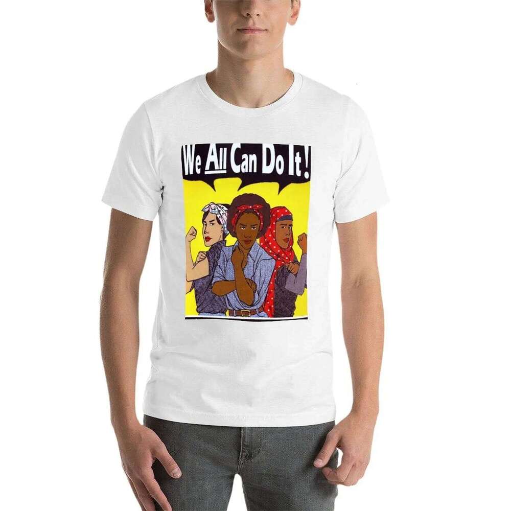It T-Shirt Do designer personalised t cotton shirt We man Can X260209