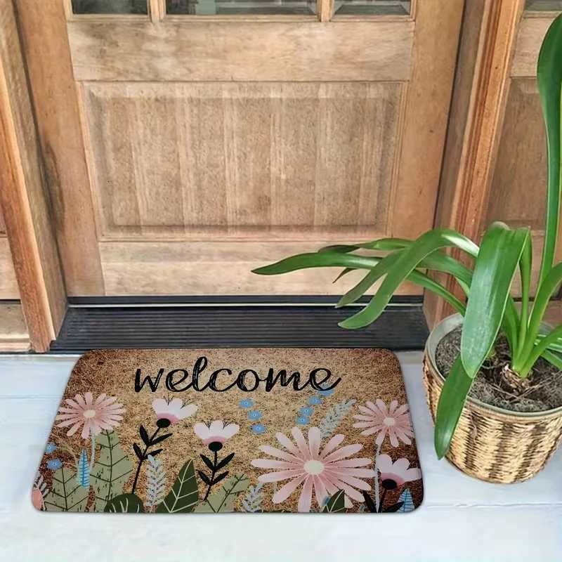 1pc Home Sweet Home Flash Welcome Mat Non slip Carpet Used for Home Entrance Kitchen Living Room Bedroom Flash Welcome Mat S260207