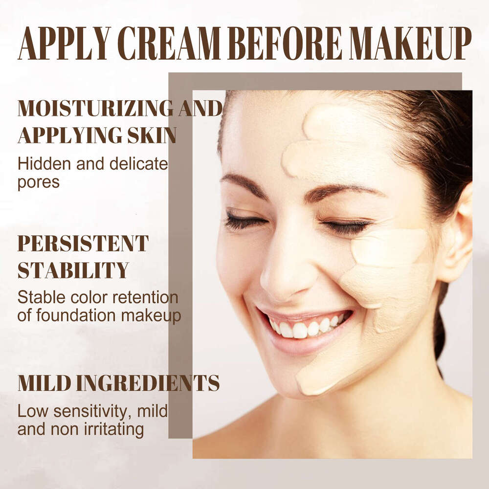 Hoygi Primer Invisible Pore Concealer Makeup Base Natural Lightweight Long-lasting Non-caking Cream