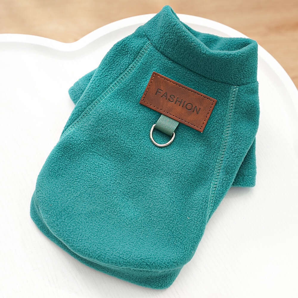 New Pet Dog Autumn Winter Fleece Bichon French Bulldog Clothes Supplies Cat Apparel