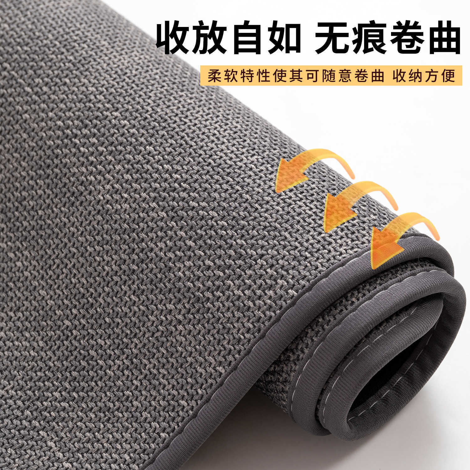 Imitation Linen Bathroom Non-Slip Mat Water-Absorbent Floor Mat for Washroom Dirt-Resistant and Anti-Fall Carpet Toilet Door Mat S260207