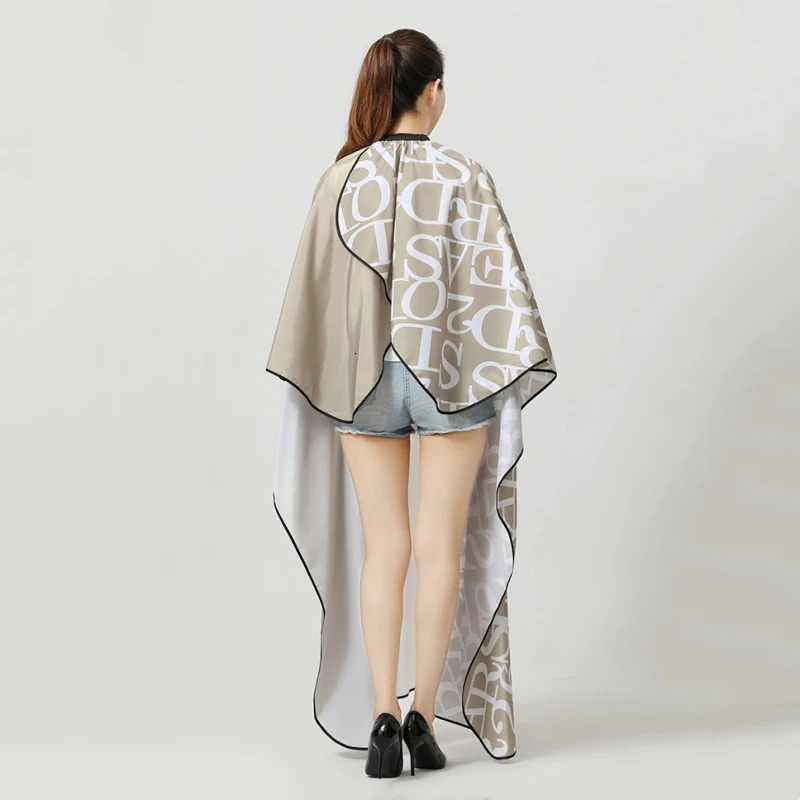 Hair Cutting Wrap Cloth Color Blocked Style Hair Salon Hairdressing Shawl Fashion Haircut Cape Hairdresser Apron Barber Cloak 260203