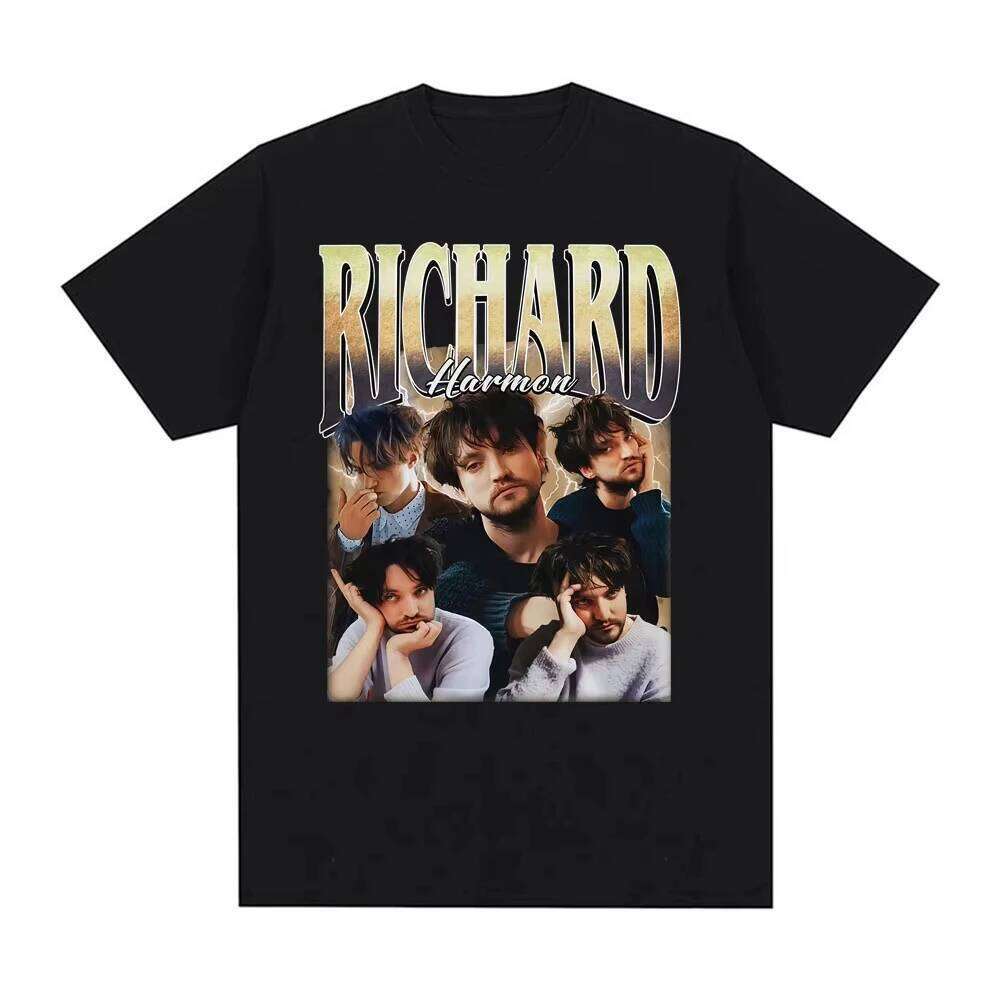 Classic Richard Harmon Vintage Graphic T Shirts Men Women Harajuku Hip Hop Streetwear T-shirt Cotton Casual Short Sleeve Tshirt X260209