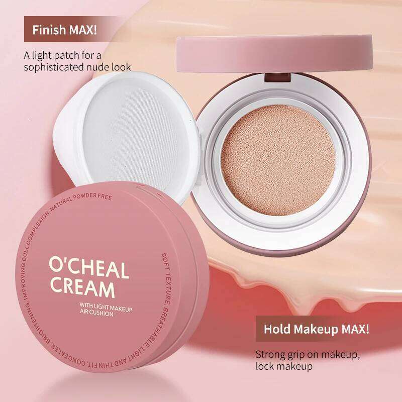 OCHEAL CC Cushion Long Lasting Moisturizing Concealer Foundation BB Cream For Face Makeup Concelear 26L0209