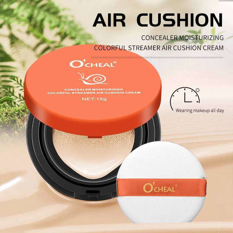 OCHEAL Whitening BB Foundation Cream Face Concealer Air Cushion for Girl Make Up Facial Beauty Makeup 26L0209