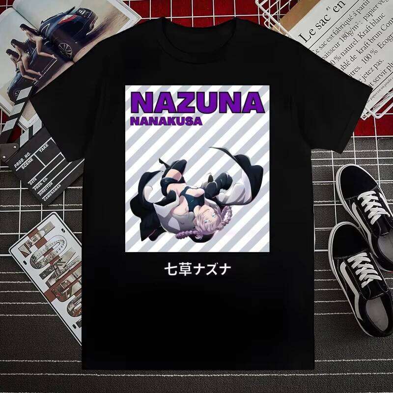 Floral Print T-Shirt Soft Breathable Casual Comfortable Oversized Anime Style Unisex Printed Tee Streetwear Top High Quality X260209
