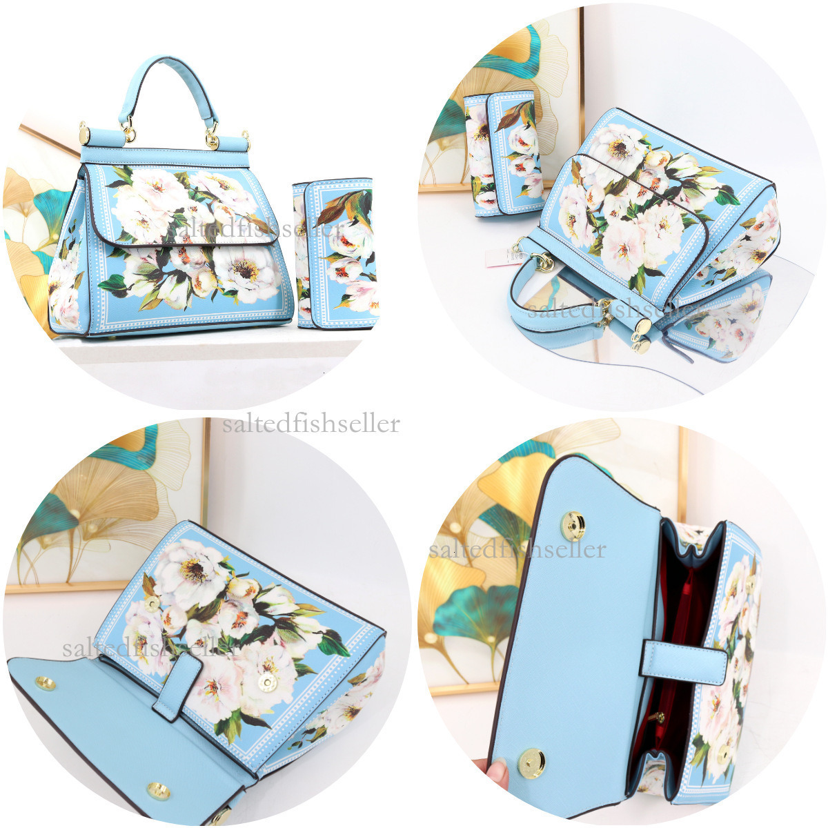 2026 Luxury Fashion Printed Handbag Explosive Chinese Style Brand Texture Women's Single Shoulder Steamed Bun Mother Bag Trendy Wallet Leisure PU