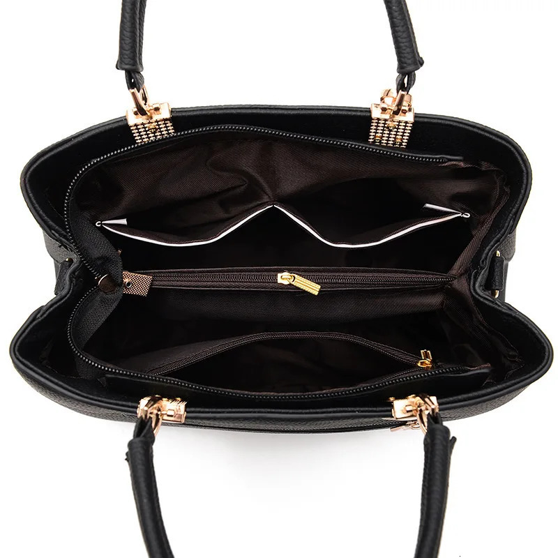 Yogodlns Elegant Women Messenger Bags with flower pendant Office Ladies Totes Pure Handbag for female Crossbody Shoulder Bags 260130