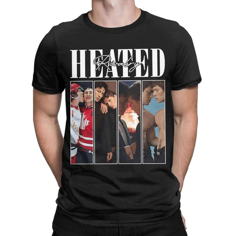 Men Hockey Heated Rivalry Ilya And Shane T Shirt Pure Cotton Clothing Fashion Short Sleeve Crewneck Tees Gift Idea T-Shirts X260209