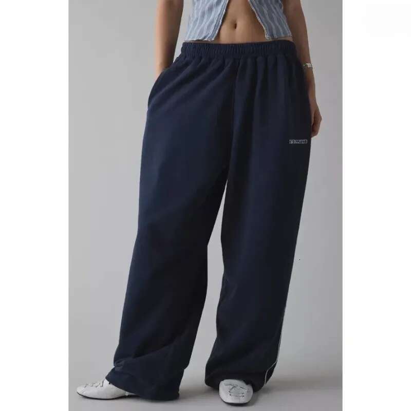Women's Pants Womens Loose & Stylish Pink Casual Elegant Office Style Straight Leg Trousers Sweatpants Street H260209