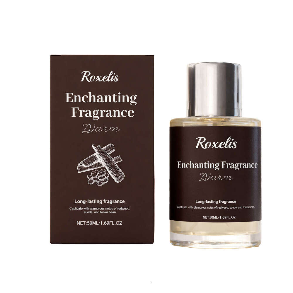 Roxelis Wooden Amber Good Times Fragrance - Light, Elegant, Fresh, Long-lasting Natural Scent for Daily Commuting and Dating