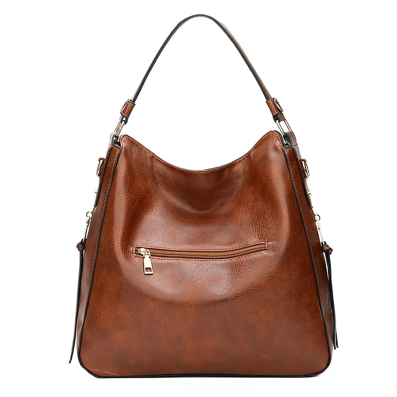 DIDABEAR Hobo Bag Leather Women Handbags Female Leisure Shoulder Bags Fashion Purses Vintage Bolsas Large Capacity Tote bag 260130