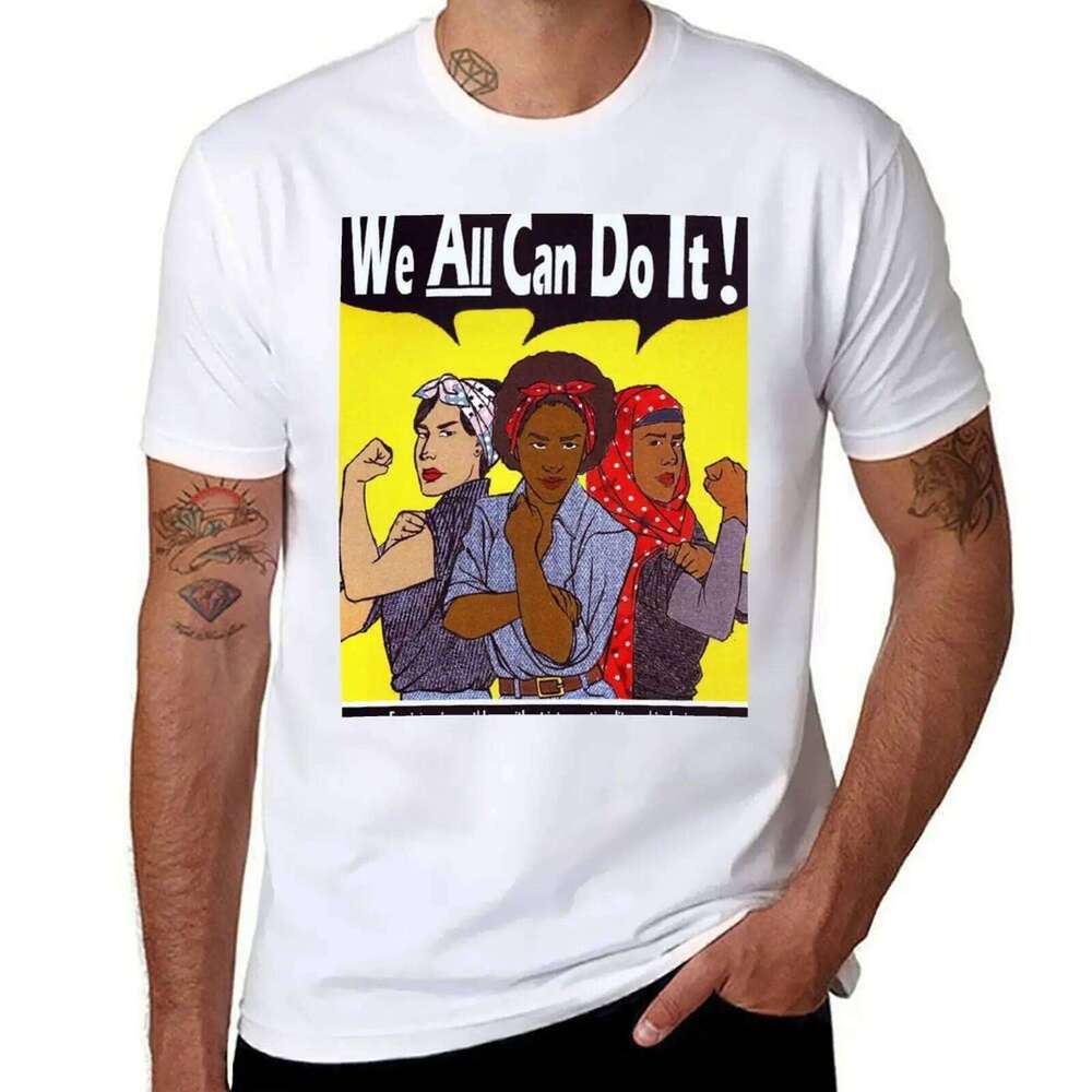 It T-Shirt Do designer personalised t cotton shirt We man Can X260209