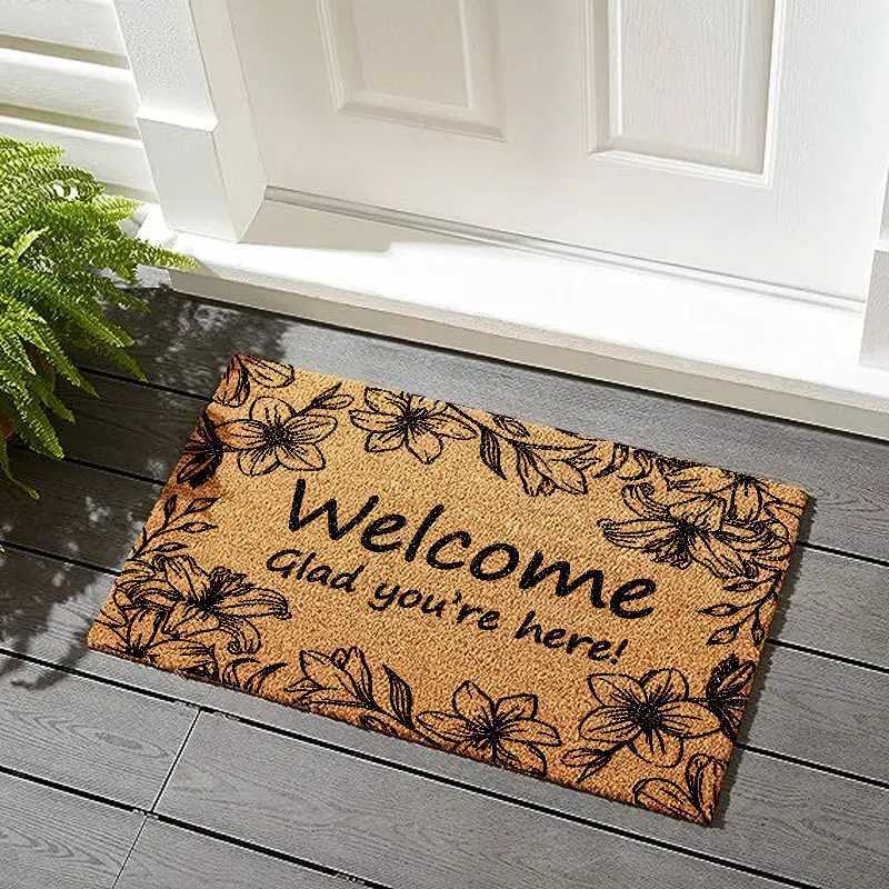 Minimally Designed Entrance Welcome Doormat Living Room Porch Decoration Rug Dirt Resistant Slip Resistant Mat S260207