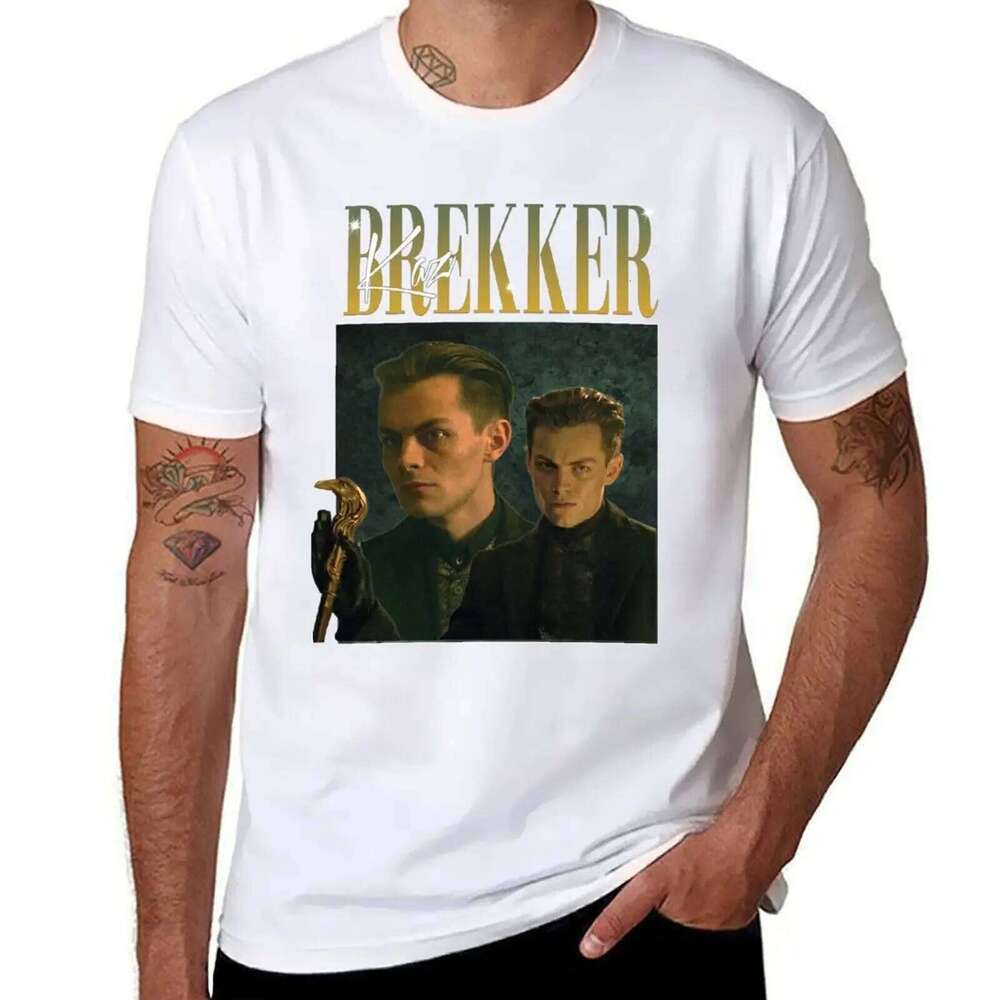 Kaz Brekker Shadow and Bone Six of Crows 90's Style Shirt T-Shirt plain cute tops vintage clothes heavyweight t shirts for men X260209