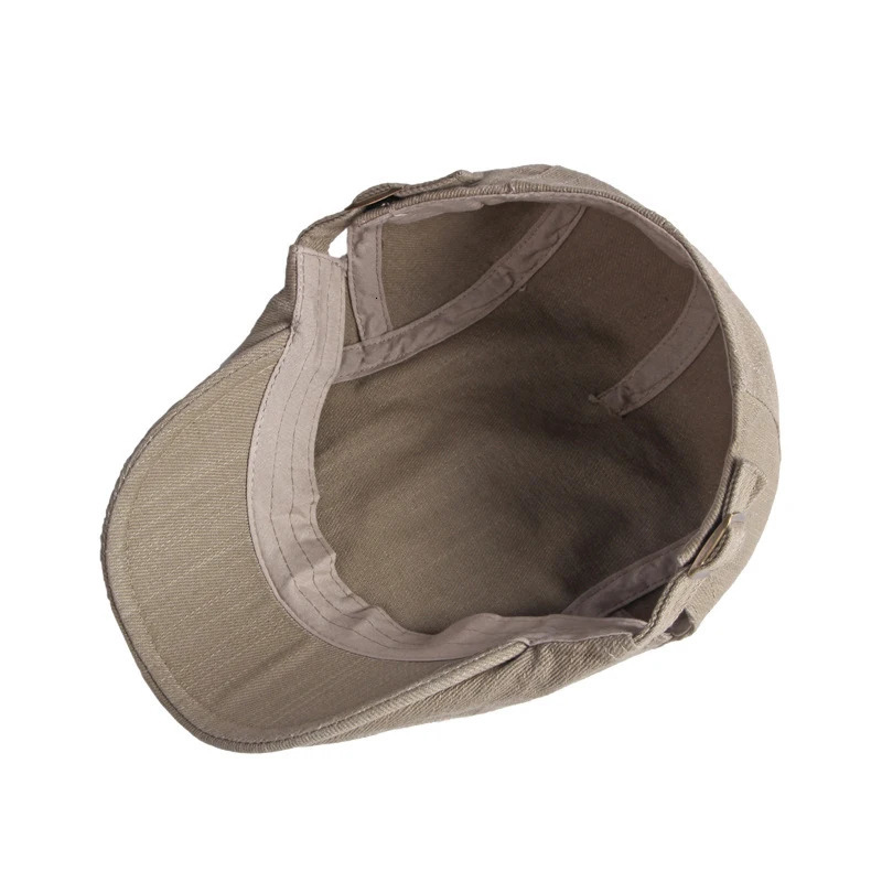 Spring Summer Beret Hat For Men Solid Black Gray Cotton Flat ed Herringbone Cap Women Outdoor Sun Ivy Hat Retro sboy Cap 260205