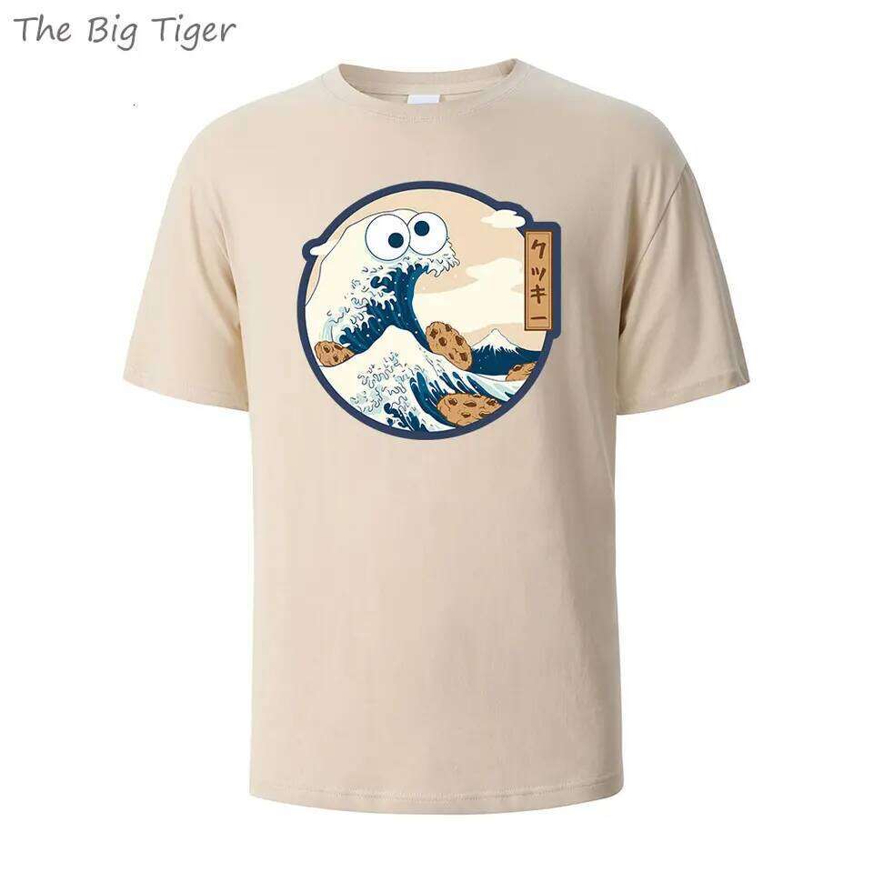 Color Painting Style Breathable Cotton Round Neck Tee Minimalist Design Lightweight Fabric Unisex Basic T Shirt Men's T-shirt X260209