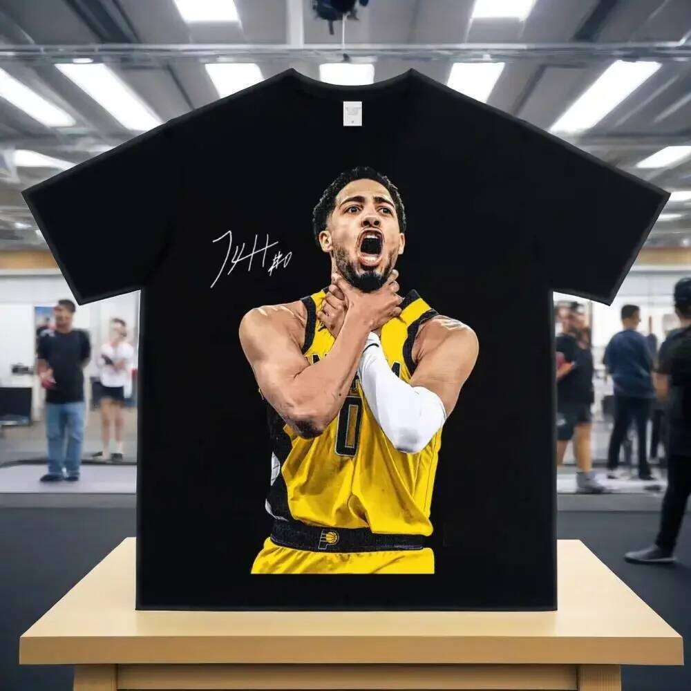 Haliburton Portrait Printed Short-sleeved T-shirt Summer Cotton Round Neck Men Women Casual Loose Vintage Y2K Tee Tops X260209