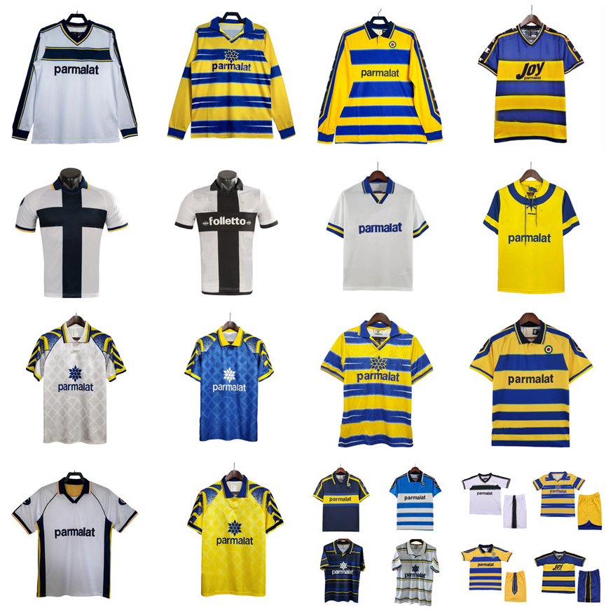 1995 1996 1997 1998 1999 2000 2002 2003 2005 2006 parma Retro soccer jerseys F.CANNAVARO BAGGIO CRESPO NAKATA ADRIANO ZOLA Vintage classic football shirt Men kids kit