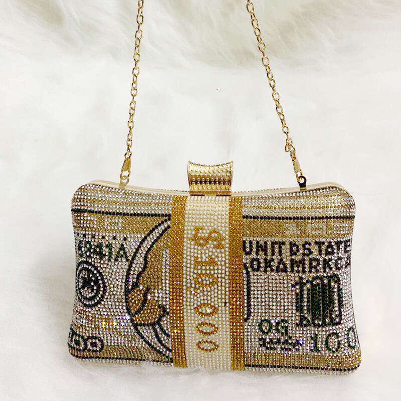 Trendy Personality Bag Fashion Sweet Lady Handbag Crystal Diamond Wedding Evening Clutch