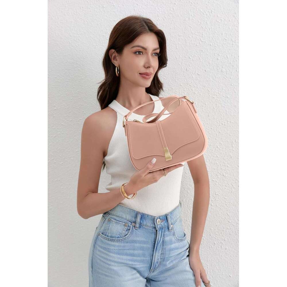 Crescent Shoulder Bag Women Vintage Retro Vegan Leather Tote Handbags Crossbody Bags Handbag For Women Designer Shoulder bag Classic