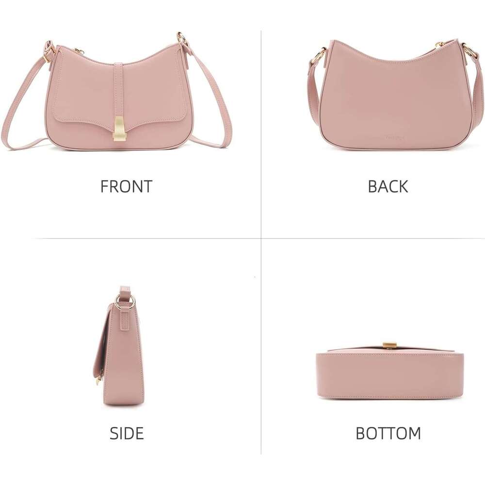 Crescent Shoulder Bag Women Vintage Retro Vegan Leather Tote Handbags Crossbody Bags Handbag For Women Designer Shoulder bag Classic