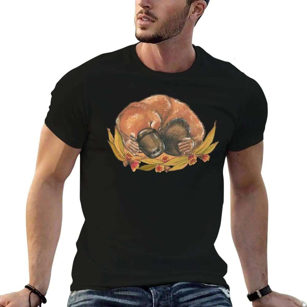 t men graphic platypus casual T-Shirt for shirts man shirt Sleepy X260209