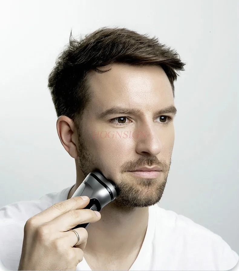 Electric Shaver Razor Men Type-C Rechargeable Shaving Beard Machine Intelligent Control Travel Lock 100 260126