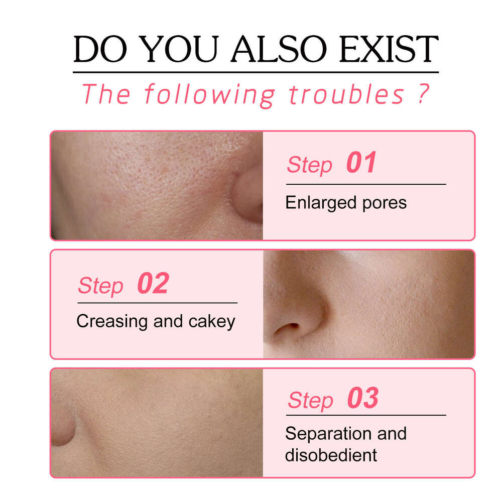 OUHOE Concealer Brightening Skin Tone Concealing Acne Marks Pore Blurring Makeup Primer Stick