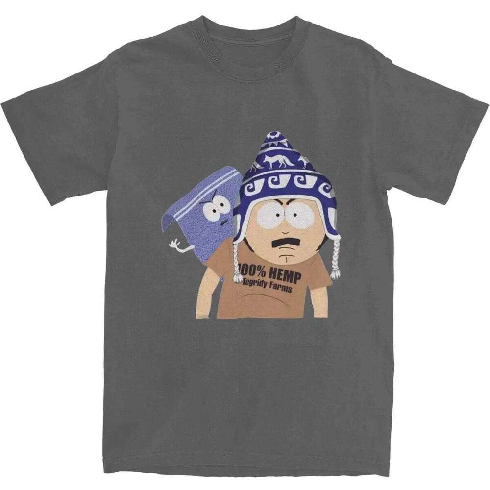 Clothes Leisure Tee Shirts Men Women Tegridy Farms Randy Marsh And Towelie Shirt Merchandise Souths Parks Pure Cotton T-shirts X260209