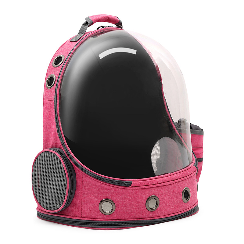 Cute Pet Backpack Outdoor Large Capacity Breathable Pet Bag Cat Transparent Small Dog Space Cabin Dog Backpack