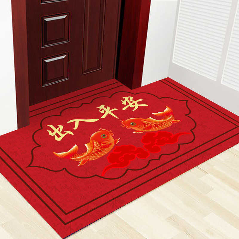 Floor mat door mat entrance carpet bathroom bedroom toilet household kitchen water absorbing pad entrance mat S260207