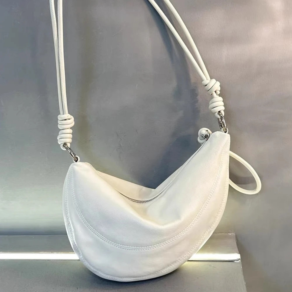 High End Casual Versatile One Shoulder Crossbody Soft Leather Crescent Underarm Bag Crossbody Bags for Women Handbags for Women 260130