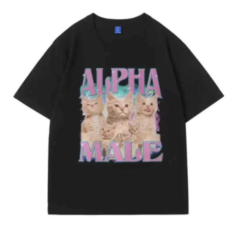 My Honest Reaction T-shirts Funny Cat Meme T Shirts Men Women Casual Oversized Short Sleeve Tees Men's Joke Humor Tshirt X260209