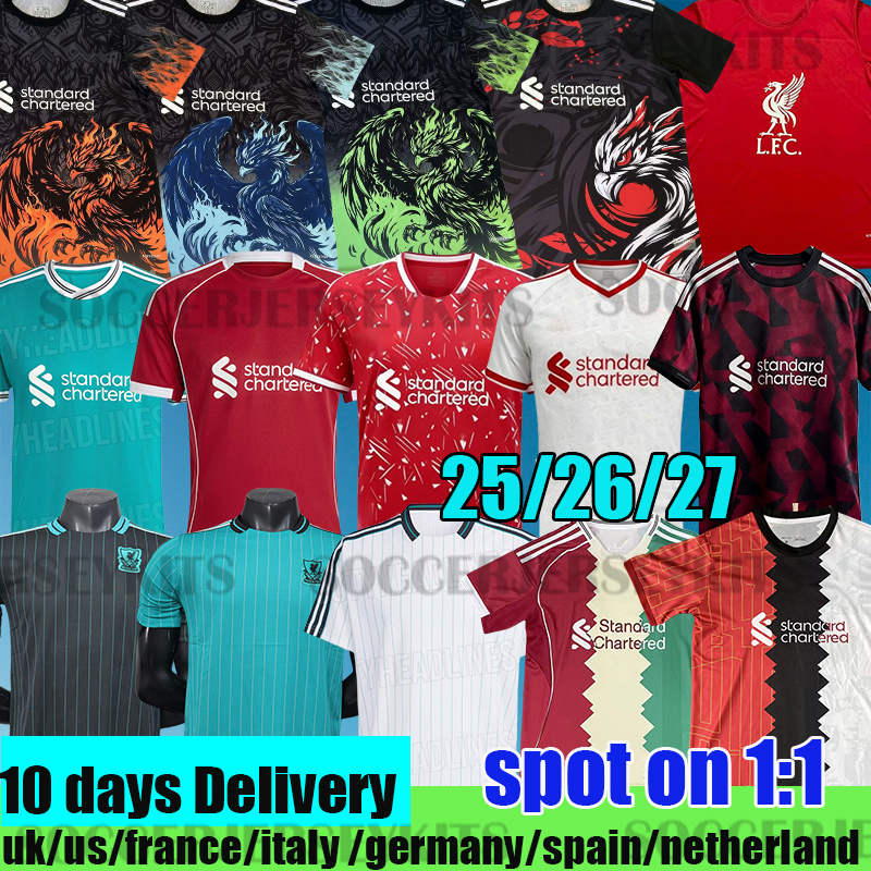 Liverpool kit 25 26 LFC WIRTZ DIOGO JOTA FRIMPONG Liverpool M.SALAH VIRGIL Liverpool soccer jerseys liverpool jersey EKITIKE Liverpool goalkeeper trainning LVP