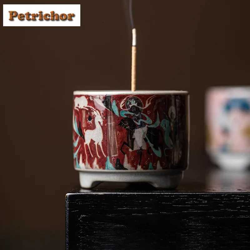 Dunhuang Cultural And Creative Incense Holder Incense Smoke Waterfall Incense Burners Aromatherapy Censer Home Ornaments Craft C260209