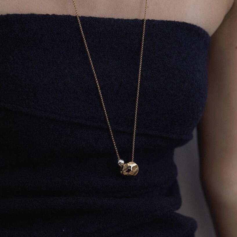 Ins Style Niche Design Irregular Silver Necklace For Women Minimalist Casual Versatile Clavicle Chain Trend