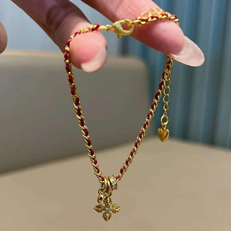 Necklace Designer For Women Red String Vajra Bracelet For Women 2026 New DIY Black Gold Bracelet
